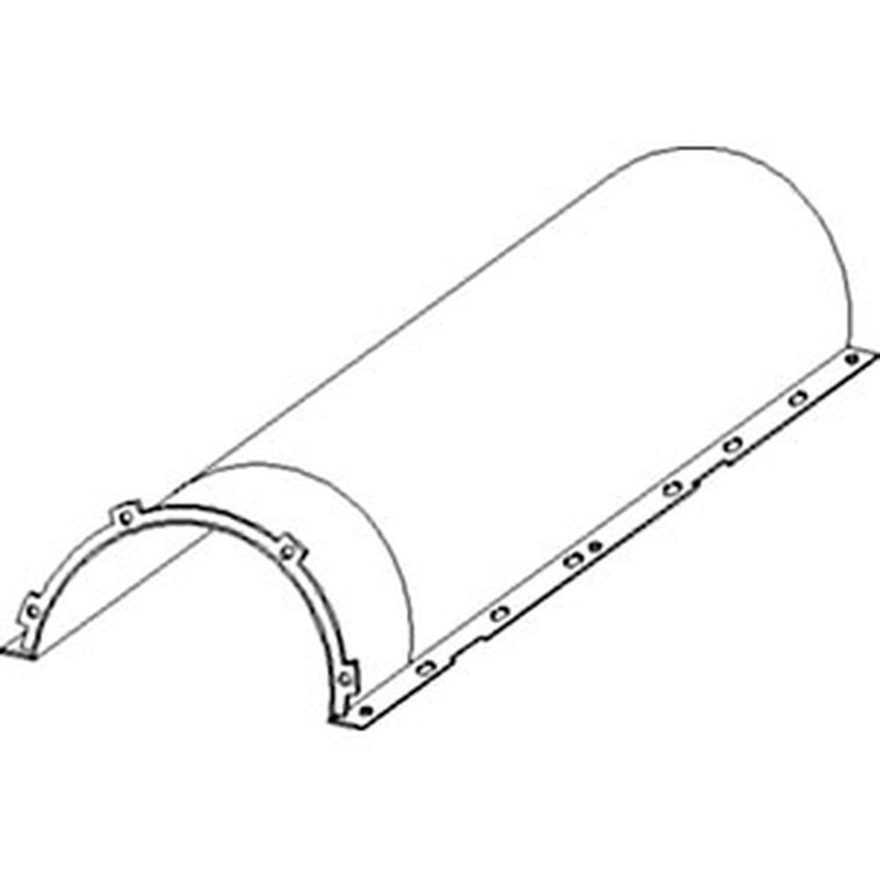 1321557C2 Loading Auger Lower Tube Fits Case IH 1660 1666 1680 1688 2144 Combine