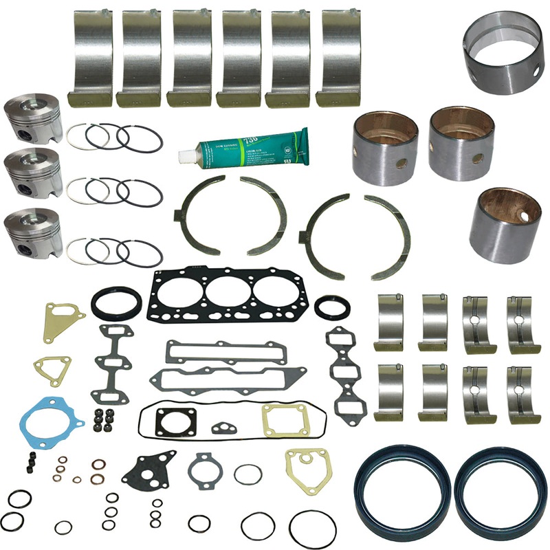 3TNV88 Engine Overhaul Kit for Yanmar 3 Cyl. Engines with 3.46" Bore (88 mm)