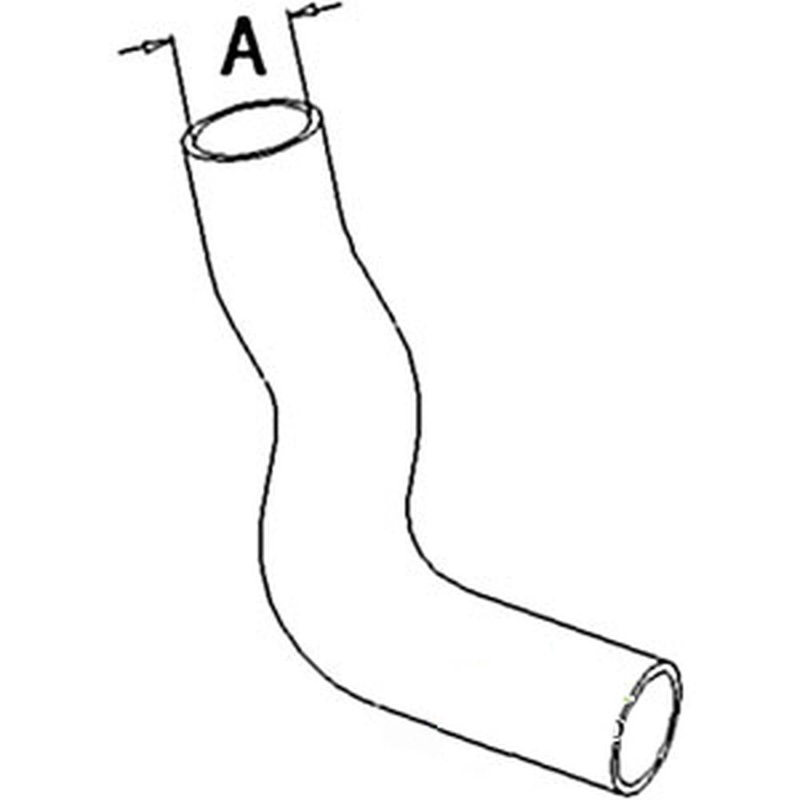 CKS4977-STR Lower Radiator Hose Fits Case 1190