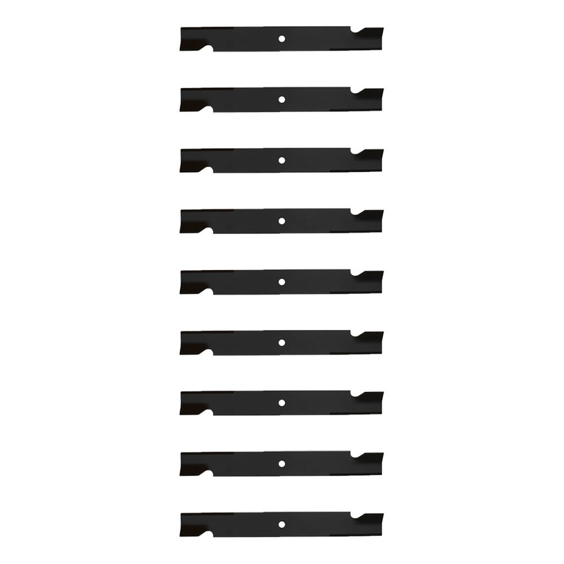Nine (9) New Mower Blades, Fits Exmark Lazer Z & Turf Ranger Models