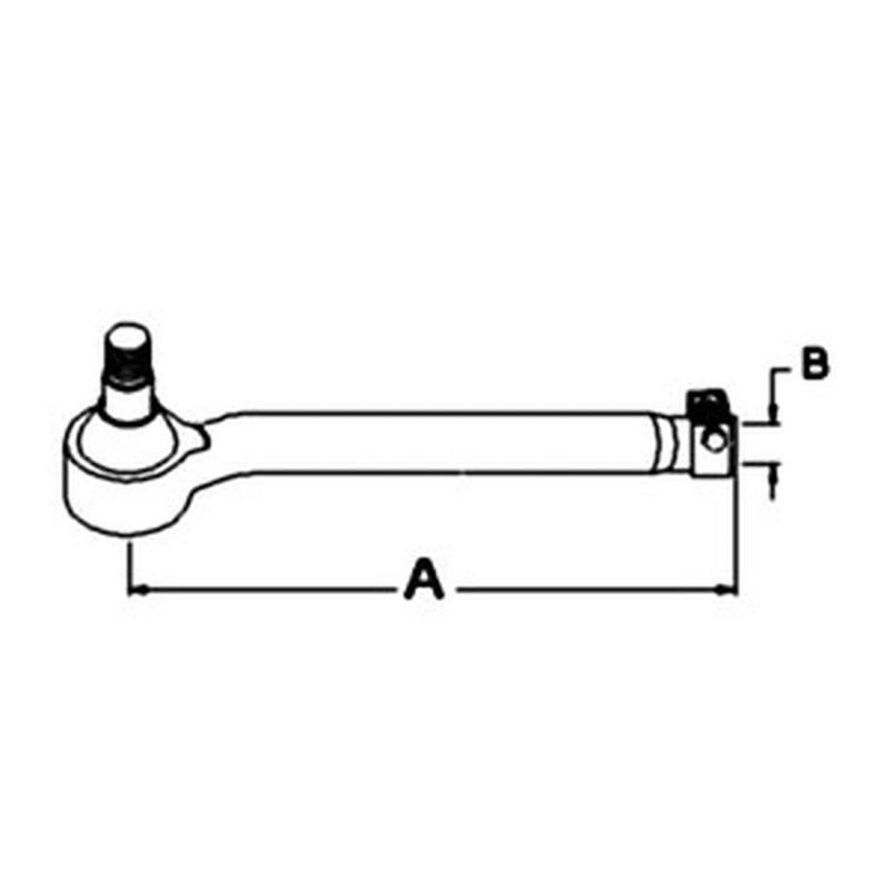 Tie Rod Assembly Fits John Deere 2140 3340 2950 2750 3140 3040 AL39318 AL38014