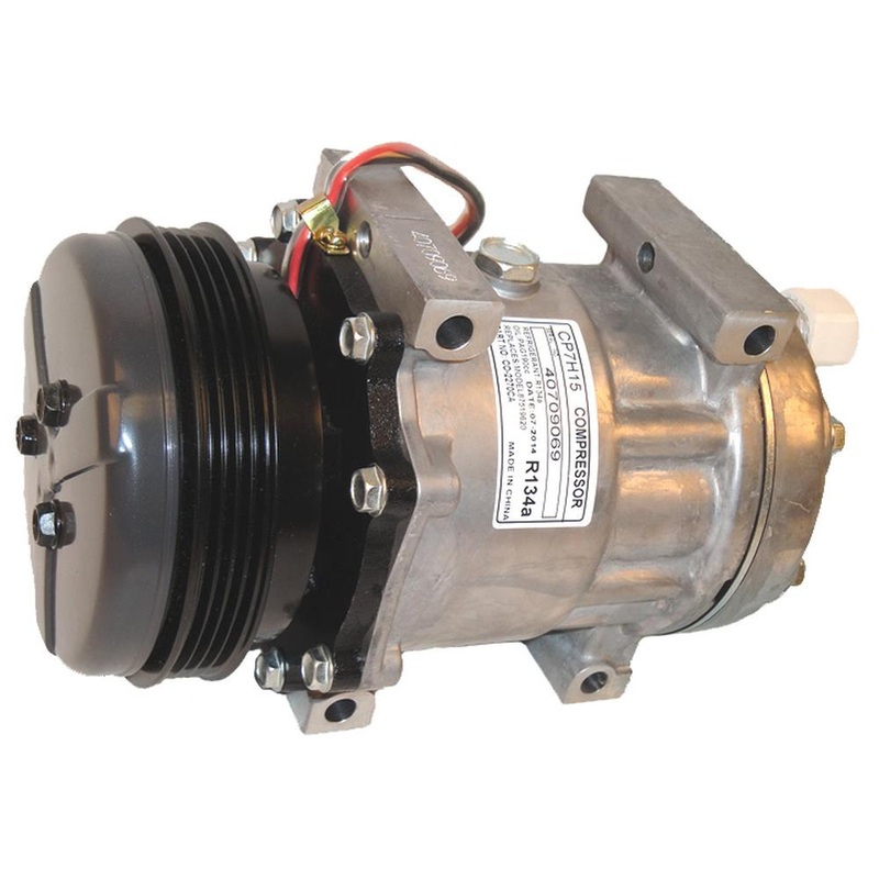 Air Conditioning Compressor with Clutch Fits Case IH 87519620