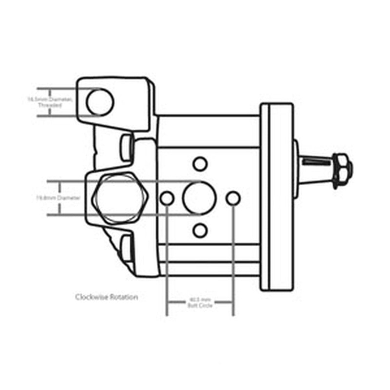 S.62362 Pump, Power Steering, Fiat, 5131170 Fits Case IH