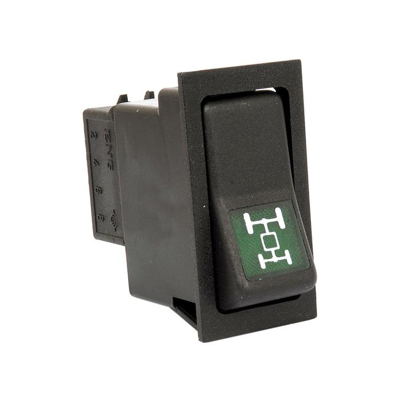 S.57347 Rocker Switch, 4 WD, 2 Position (On/Off) - Fits Case IH
