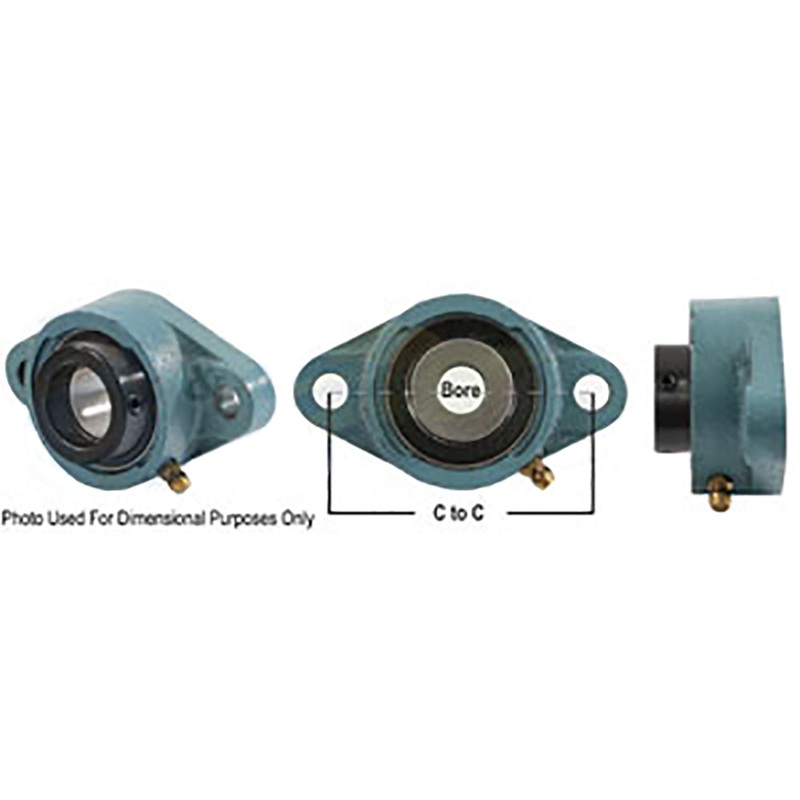 WGTZ8 Blue Flange Bearing Assembly For Universal Products