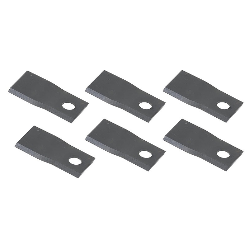 (6) Replacement CCW LH Disc Mower Blades 37302223M1 Fits Massey Ferguson