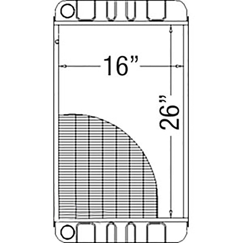 Radiator Fits 853 853 C Series 853H 853H C Series 6579535 6579535-A