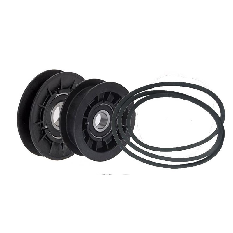 Idler Pulley & Transmission Belt Kit Fits John Deere LA155 LA165 LA175 L111 L118