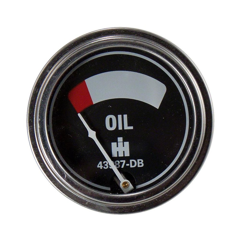 IHS530 Oil Pressure Gauge (0-75 PSI) - Engine mounted Fits International