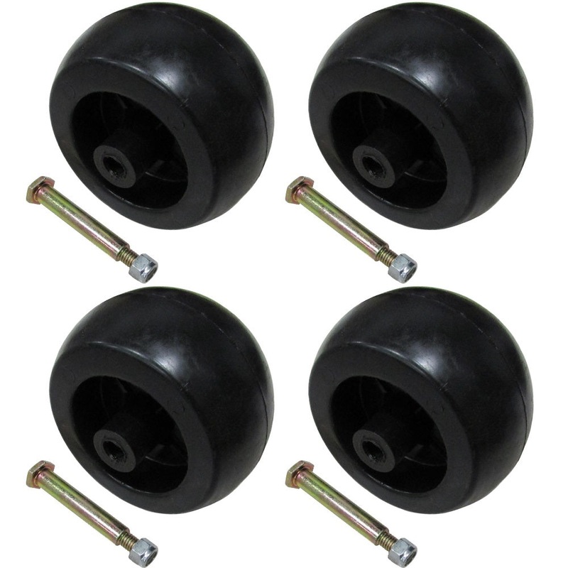 (Pack of 4) HD Deck Wheels for AYP 133957, 532133957, 539107610 & Encore 31997