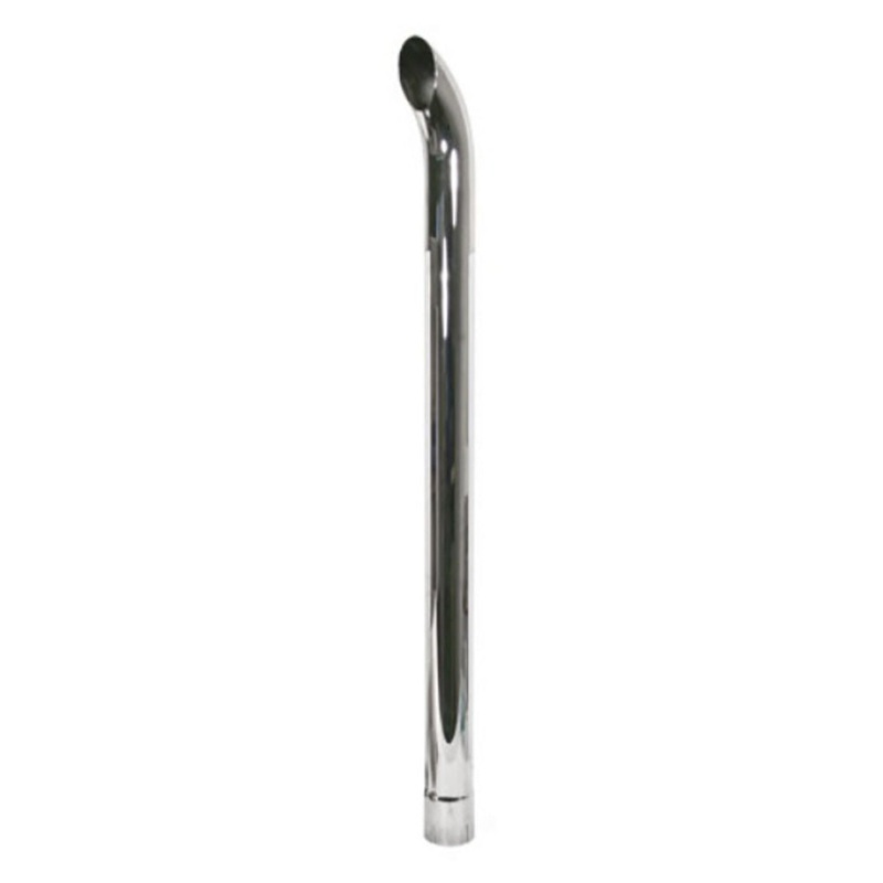 Exhaust Stack - 3" x 48" Curved Chrome Fits John Deere 3020 4020 PM89051C