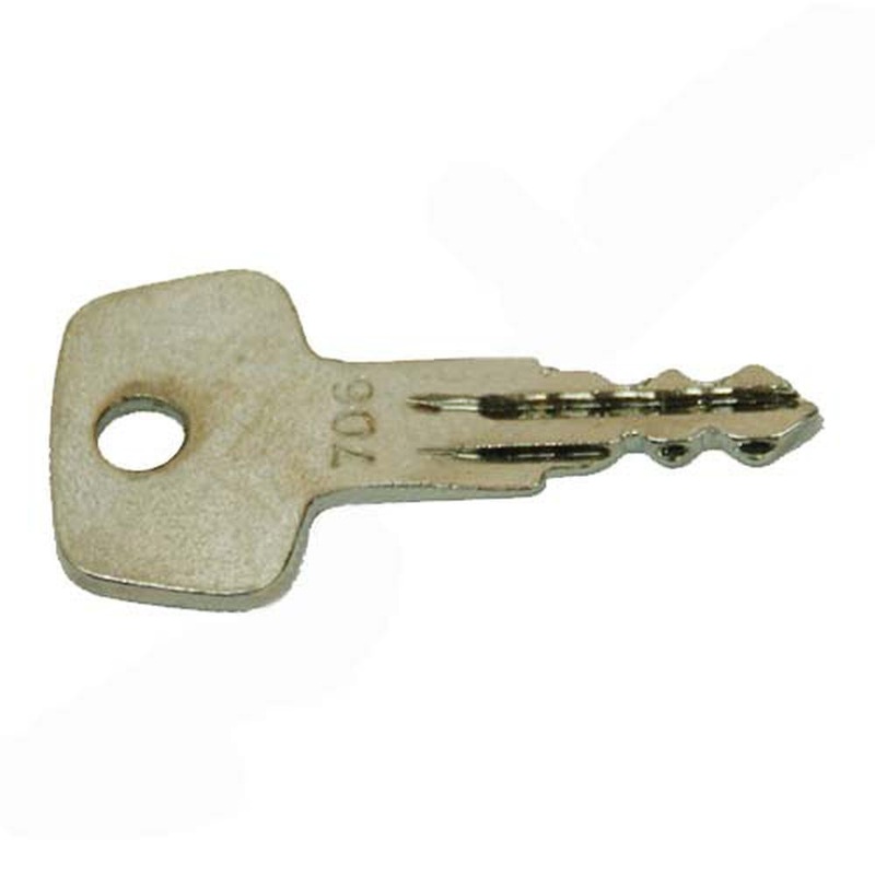 One New Replacement Ignition key Replaces Liebherr Fuel Cap Part Number 706