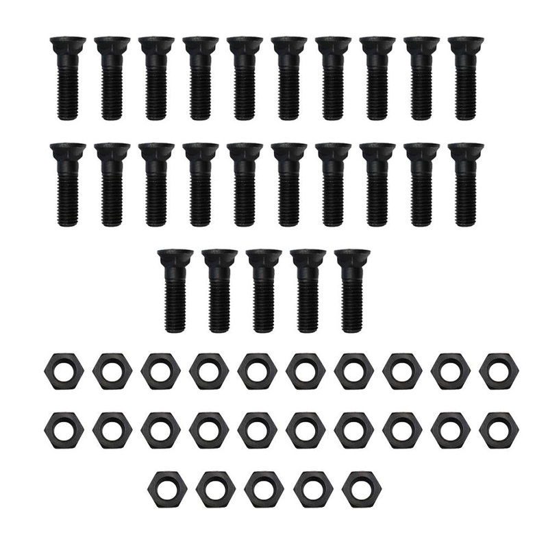 7X5019 3R4275 3F5108 Nuts and Plow Bolts Twenty-Five (25) Each Fits Caterpillar