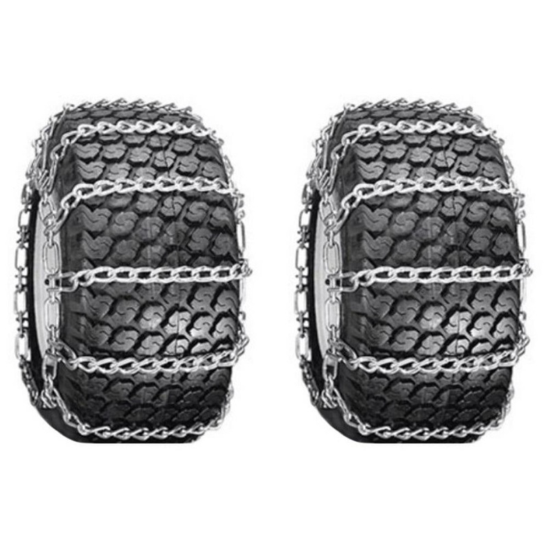 Pair of Link Tire Chains 180-130 A-B1TC3305G Tire Size 18 x 9.50 x 8 2-Link