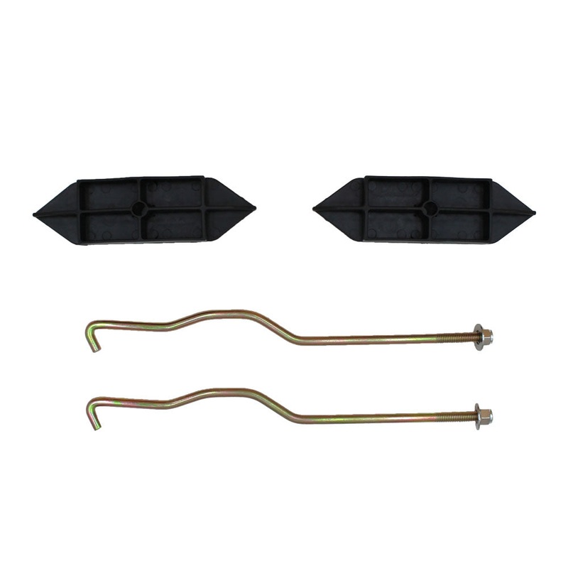 102534001 Battery Hold Down Plate With Rods Fits Club Car Electric 48V Only