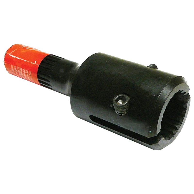 PTO Adapter 1-3/4" 20 Spline Female x 1-3/8" 21 Spline Male -Extends PTO 5-7/16"