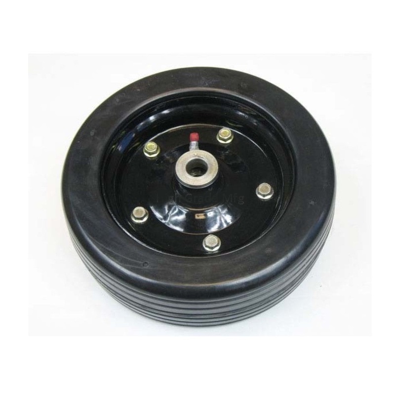 10" x 3.25" Solid Molded Finish Mower Wheel 3/4" Axle fits Bush Hog 87750