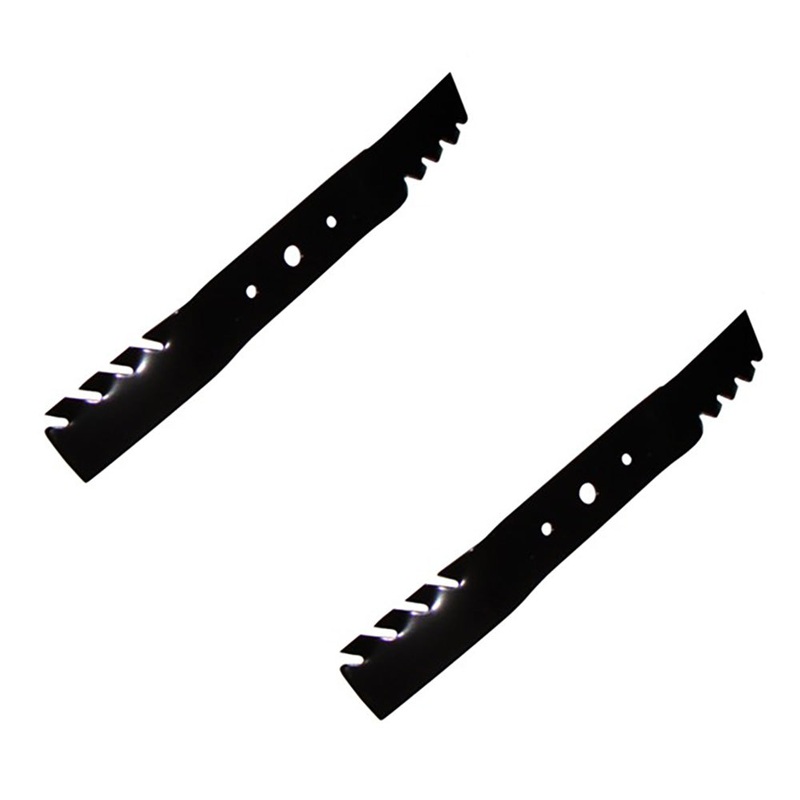 19.50" Mulching Mower Blade Pair AM100946 AM137324 Fits JD LT155 LT166 38" Deck