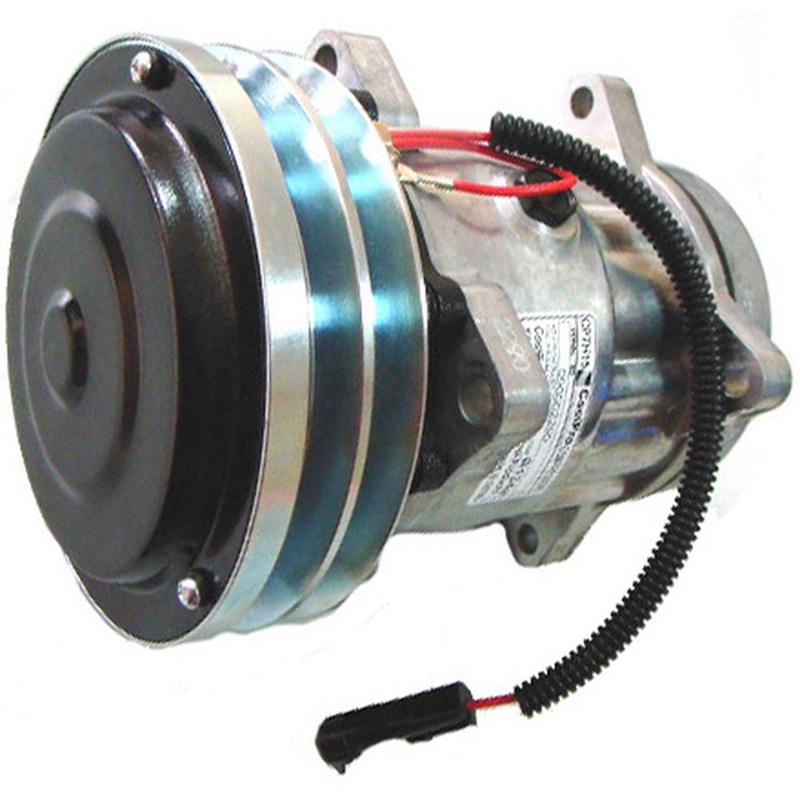 880469 Sanden SD7H15SHD Compressor, w/ 2 Groove Clutch - Fits Case