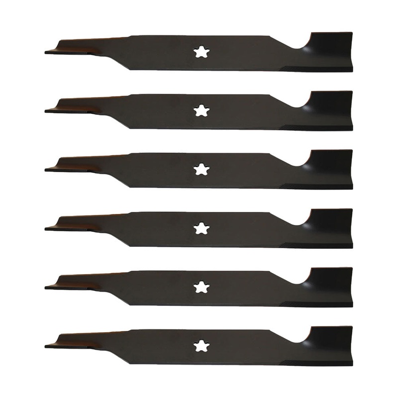 Set of (6) Blades Set 54" Deck 532-187254 532-187256 Fits Craftsman