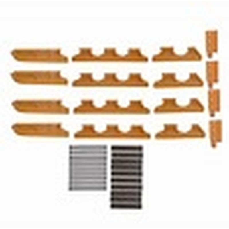 PV6612 Rockguard Set  5 Roller track frame Fits John Deere 450G, 455G