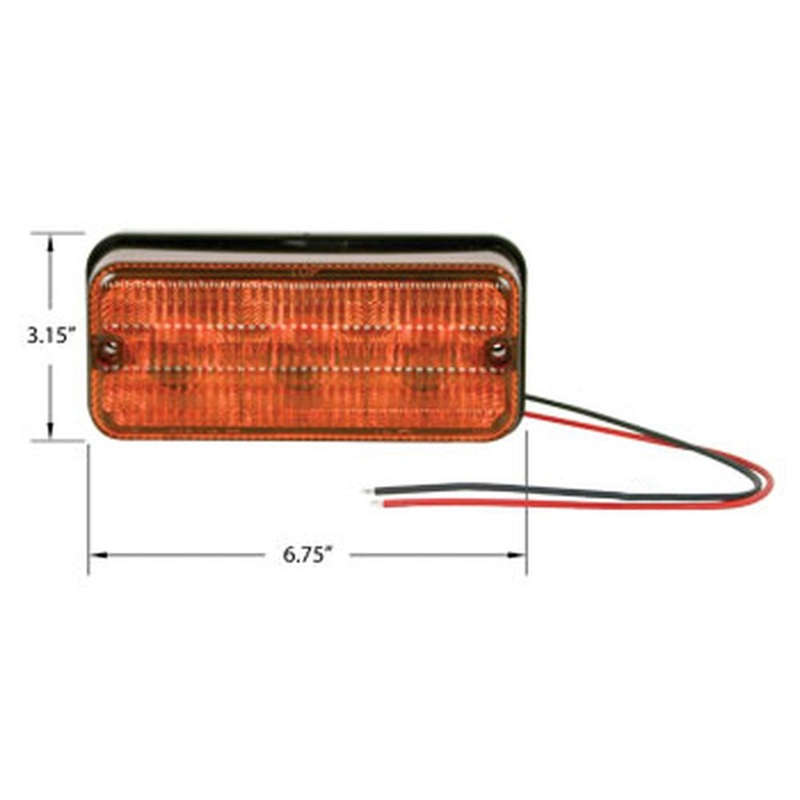 87703630 Amber Flasher LIGHT Fits FARMALL Fits Case 786 886 986 1086 1486 1586