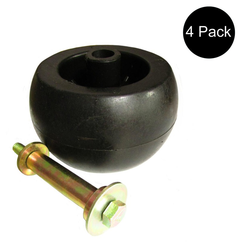 (Pack of 4) Deck Wheels Fits Toro & Fits Exmark 109-9011, 116-9981, 1033168 &