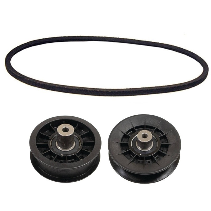 Traction Drive Belt w/Pulleys Fits John Deere M144044 AM134501 AM134502
