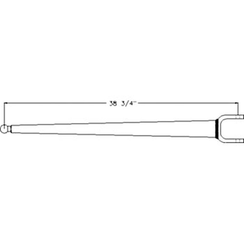 521488M92 Radius Rod Assembly Fits Massey Ferguson: 20, TO35, 135, 235