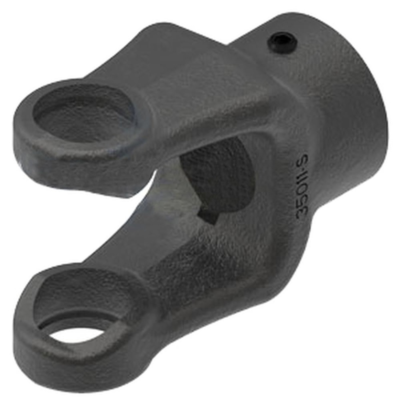 A-D358622-AI Implement Yoke Round Bore w/ Double Keyway & Set Screw