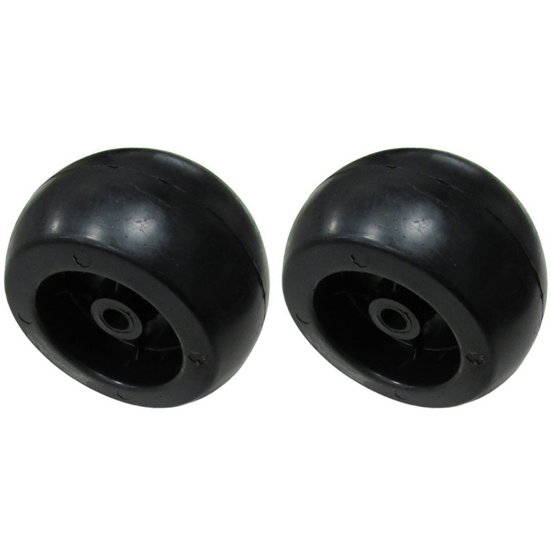 (2) Riding Mower Deck Wheels & Bolts Fits Husqvarna Fits Poulan 532133957