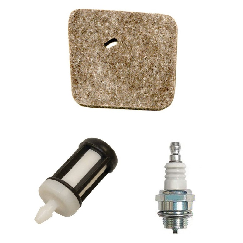 Air Fuel Filter Spark Plug Fits Stihl FS38 FS45 FS46 FS55 HS45 FC55 Trimmers