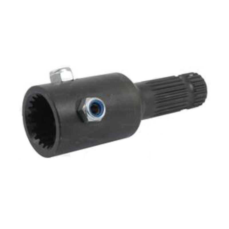 PTO Adapter Set Screw 1-3/4" 20 Spline Female 1-3/8" 21 Spline Male 70HP