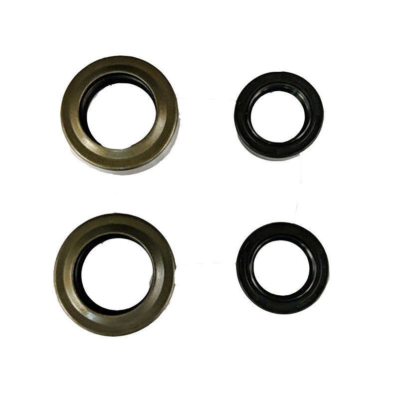2 Tiller Tine Seals & 2 Wheel Axle Seals Fits Troy-Bilt Horse GW 9601, GW 9618