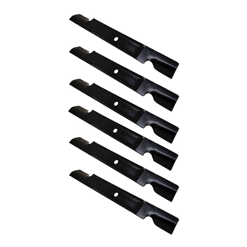 Six (x6) New Notched Mower Blades Fits Toro 74862 Zero Turn 54" Deck 115-2454-03