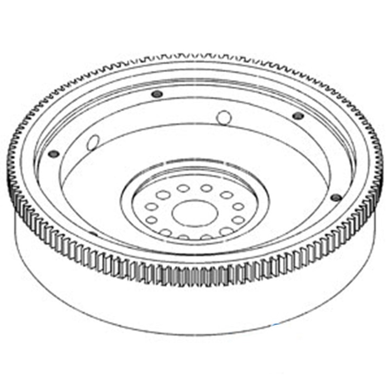 1206 1256 1456 Flywheel w/ Ring Gear For IH Fits FARMALL