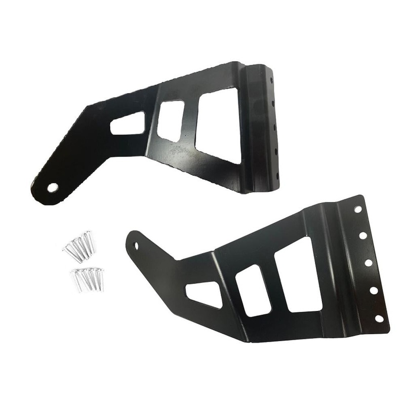 50" Durable Black Steel Roof Light Bar Mounting Bracket Kit with Mounting Screws