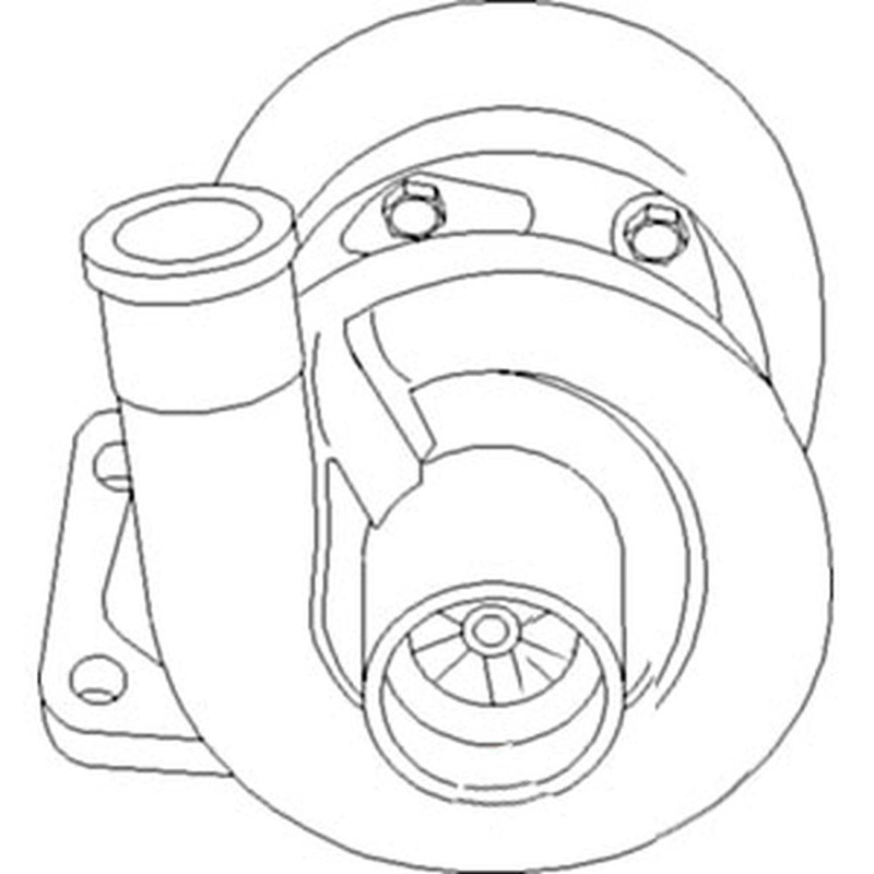 Turbocharger Fits Case 1394 1494 580B 580B K207513 K262795T 310335