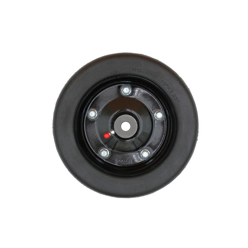 10"X 3.25" Finish Mower Wheel/Solid Molded Tire- Fits 5/8" Axle Befco 000-6923y