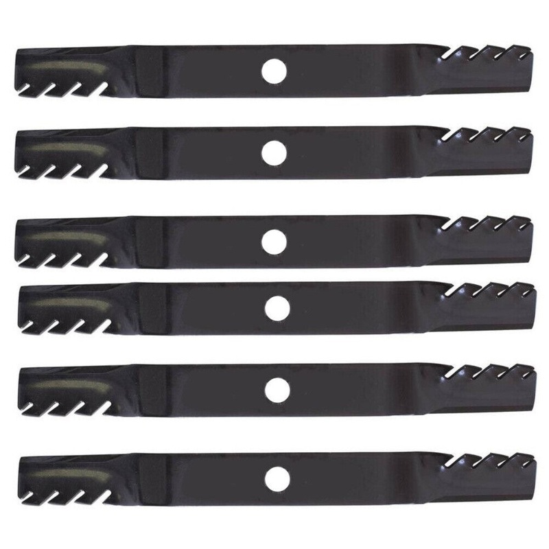 Set of 6 K5955-34360 Heavy Duty Predator Blade Fits Kubota 60" Cut RCK60P-12000Z