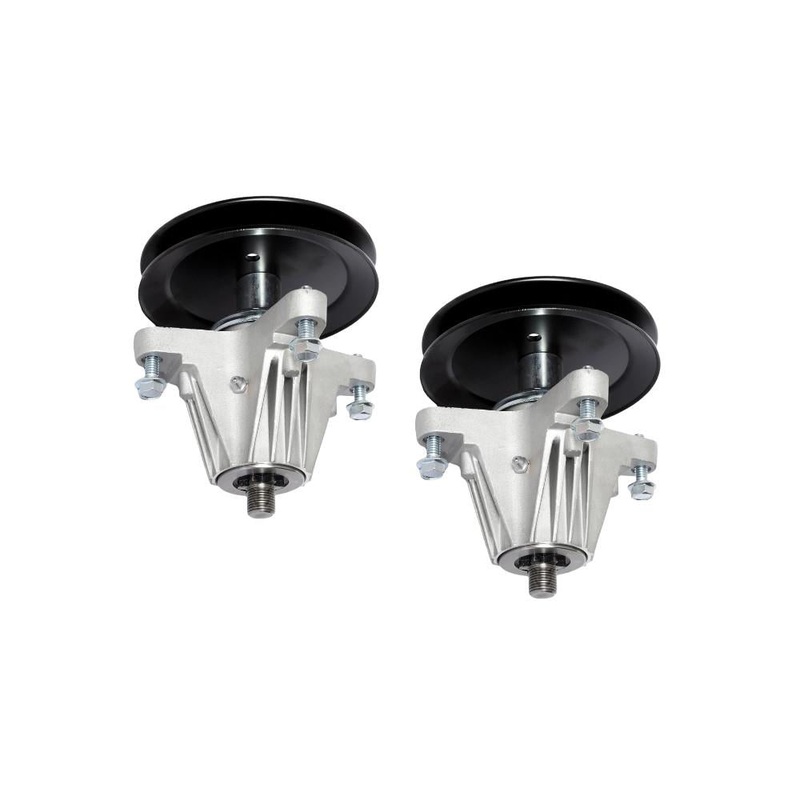 (2) Pack-Threaded High Quality Deck Spindles Fits Cub Cadet LT42 LX42 918-06976A