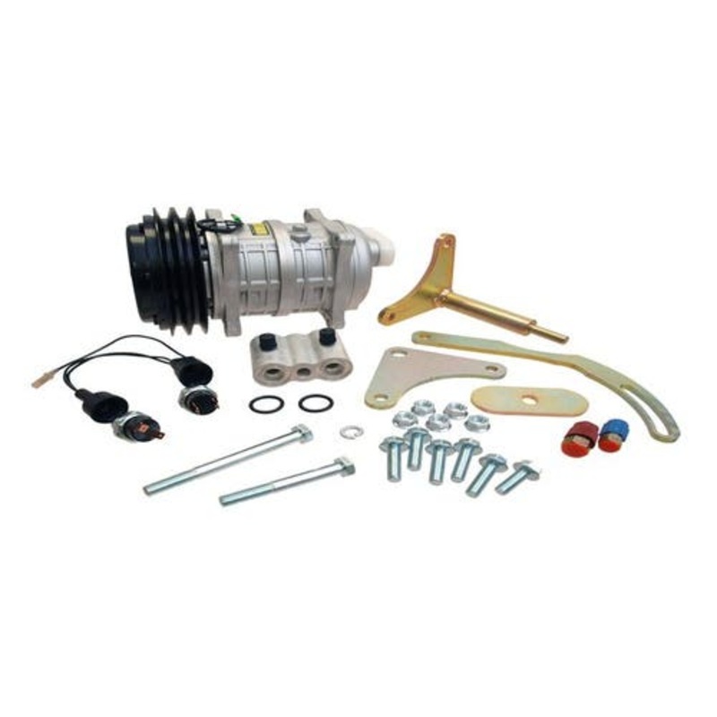 Air Conditioning Compressor Conversion Kit fits John Deere 4000 4020 4040 4230 4240 4320 4430 4440 4520 4620 4630 6030 7020 7520 8430 8440 8630 8640