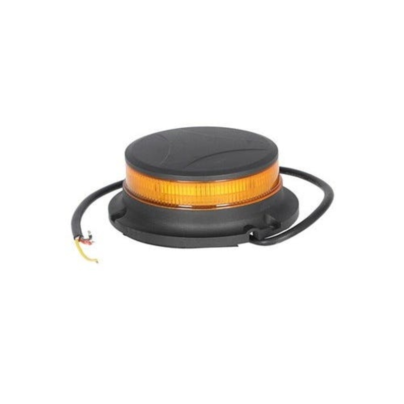 LED Beacon Light - 6 Function Fixed Flat Mount Flat Top