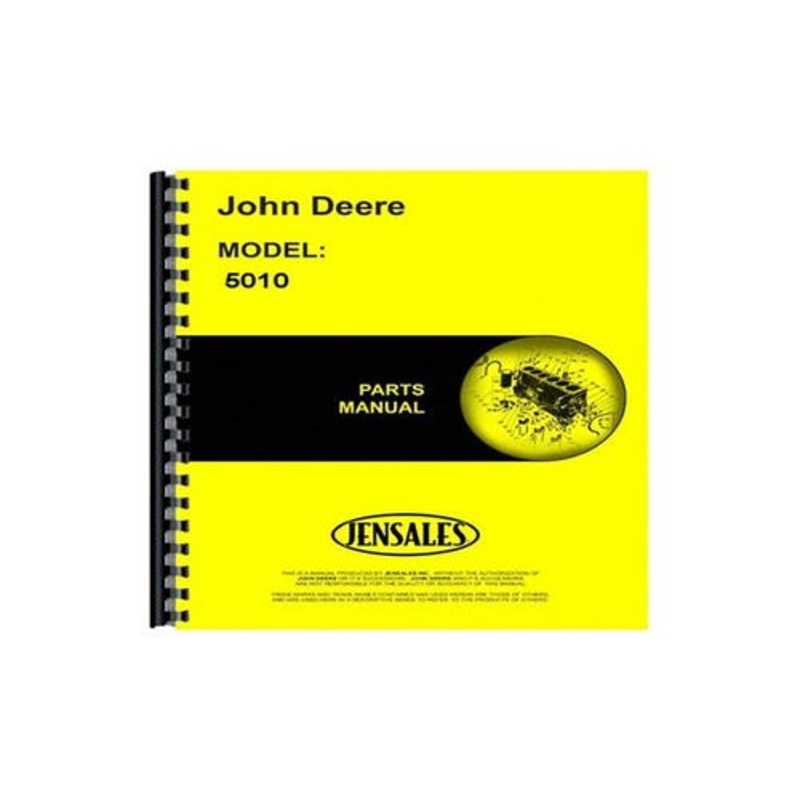 Parts Manual fits John Deere 5010