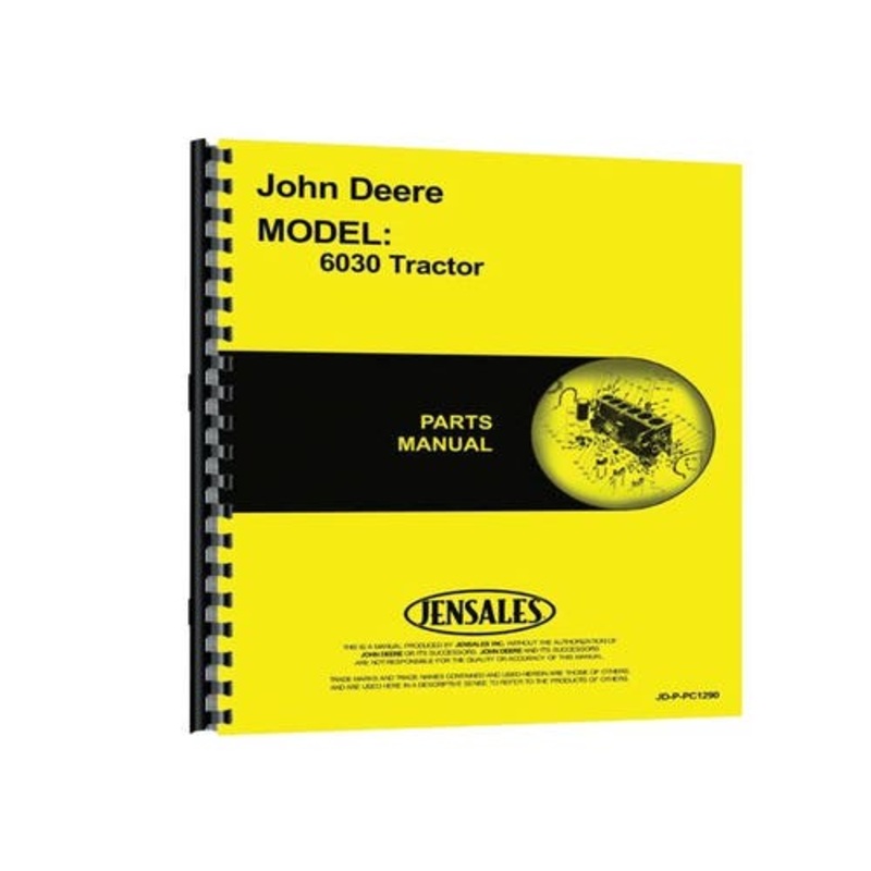 Parts Manual fits John Deere 6030