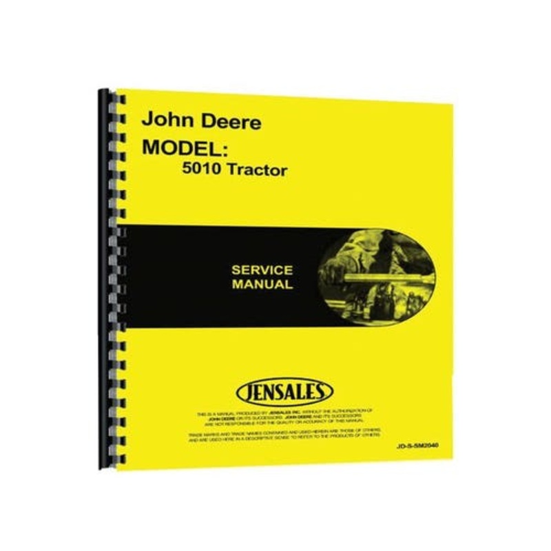 Service Manual fits John Deere 5010