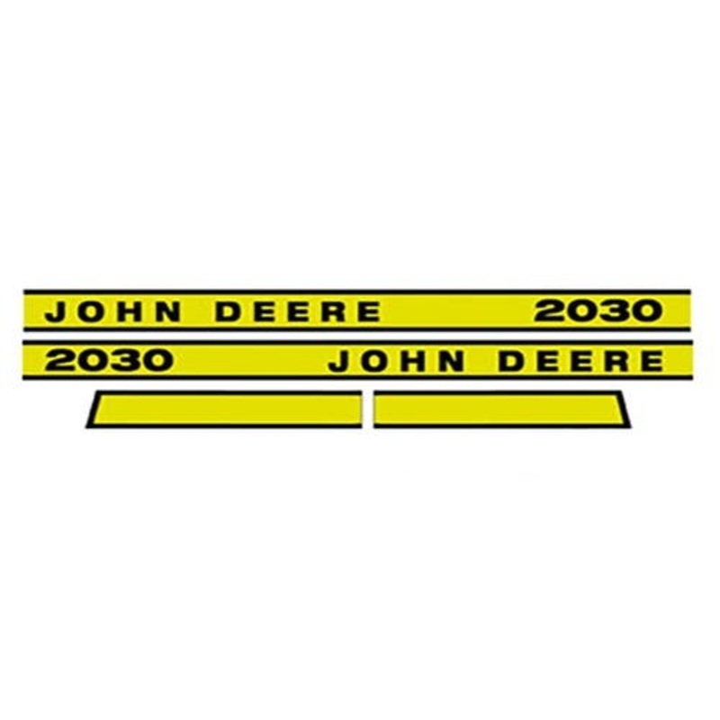 2030 Hood Decal fits John Deere 2030 JD2030E