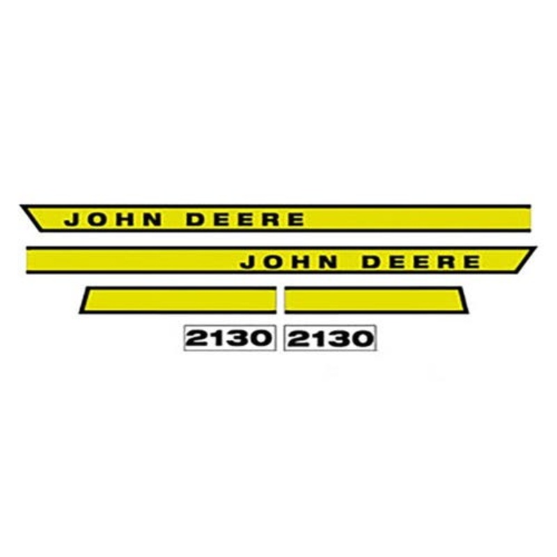 2130 Hood Decal fits John Deere 2130 JD2130E