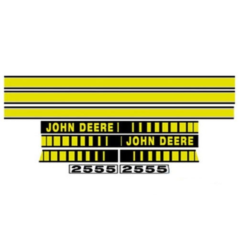 2555 Hood Decal fits John Deere 2555 JD2555
