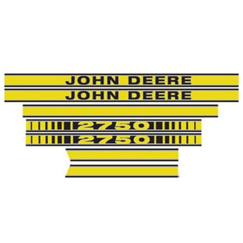 2750 Hood Decal fits John Deere 2750 JD2750